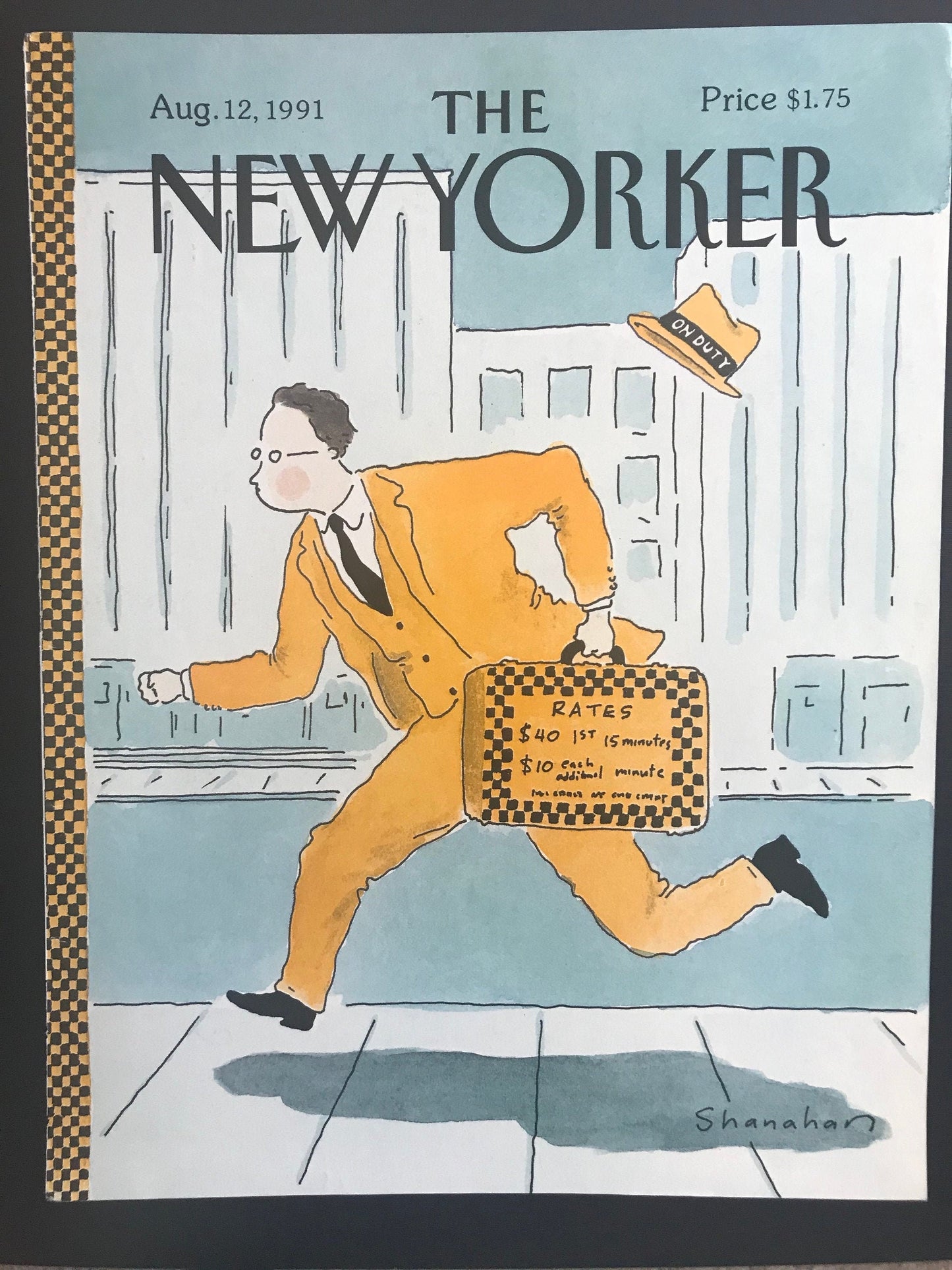 Vintage NEW YORKER Magazine original cover - August 12, 1991