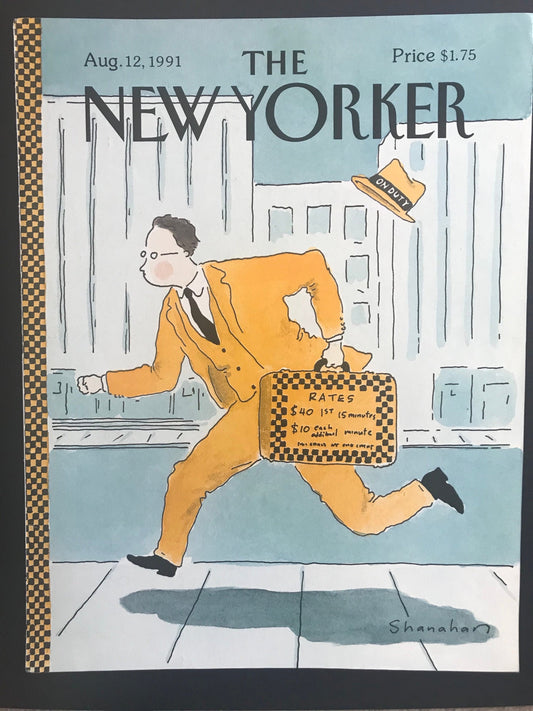 Vintage NEW YORKER Magazine original cover - August 12, 1991