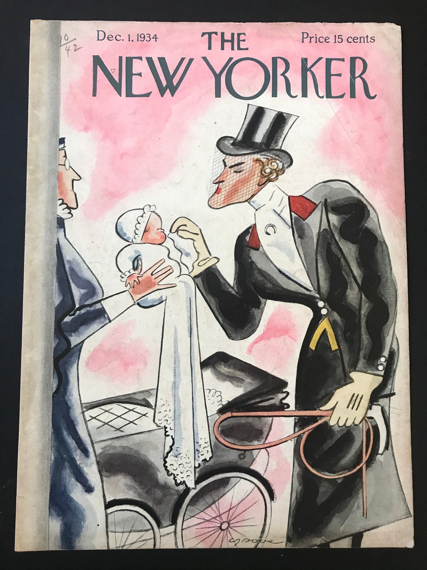 Very RARE - December 1, 1934 - NEW YORKER Magazine original cover