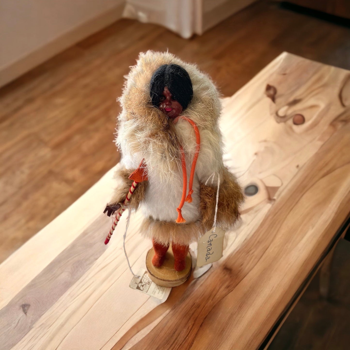 Stunning vintage Indian art Eskimo collectible art Doll - Made in Canada