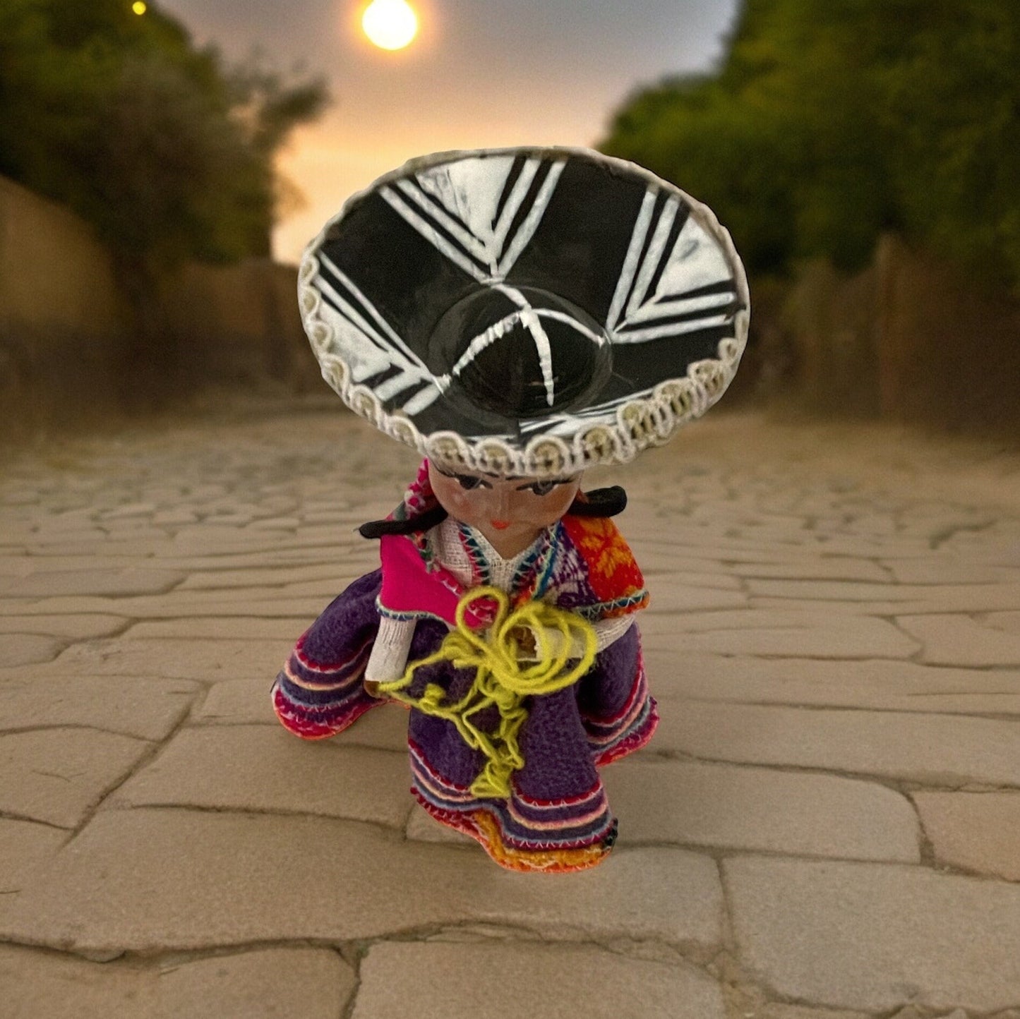 Stunning vintage collectible art Doll from Mexico