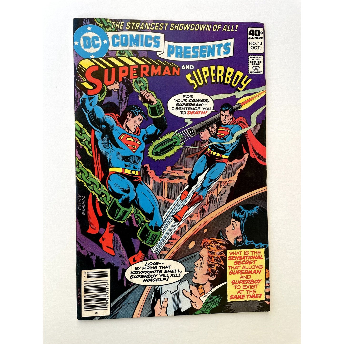 Vintage comic book - DC Comics Presents #14 (1979) Superman vs Superboy - Levitz/Dillin -  very good condition