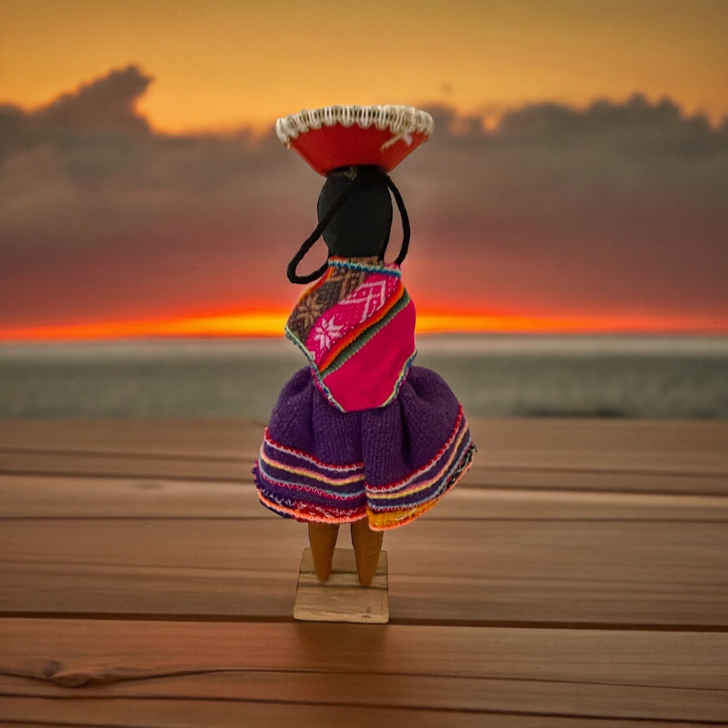 Stunning vintage collectible art Doll from Mexico