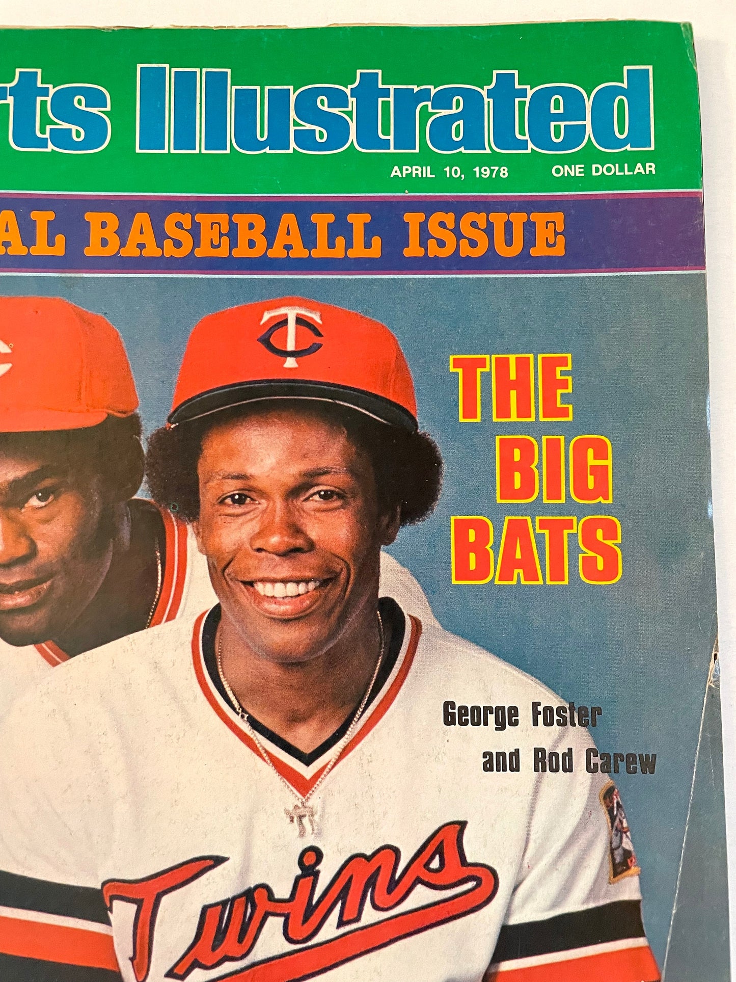 Sports Illustrated Magazine complete issue - Apr 10, 1978 - The Big Bats: George Foster; Rod Carew - Twins baseball