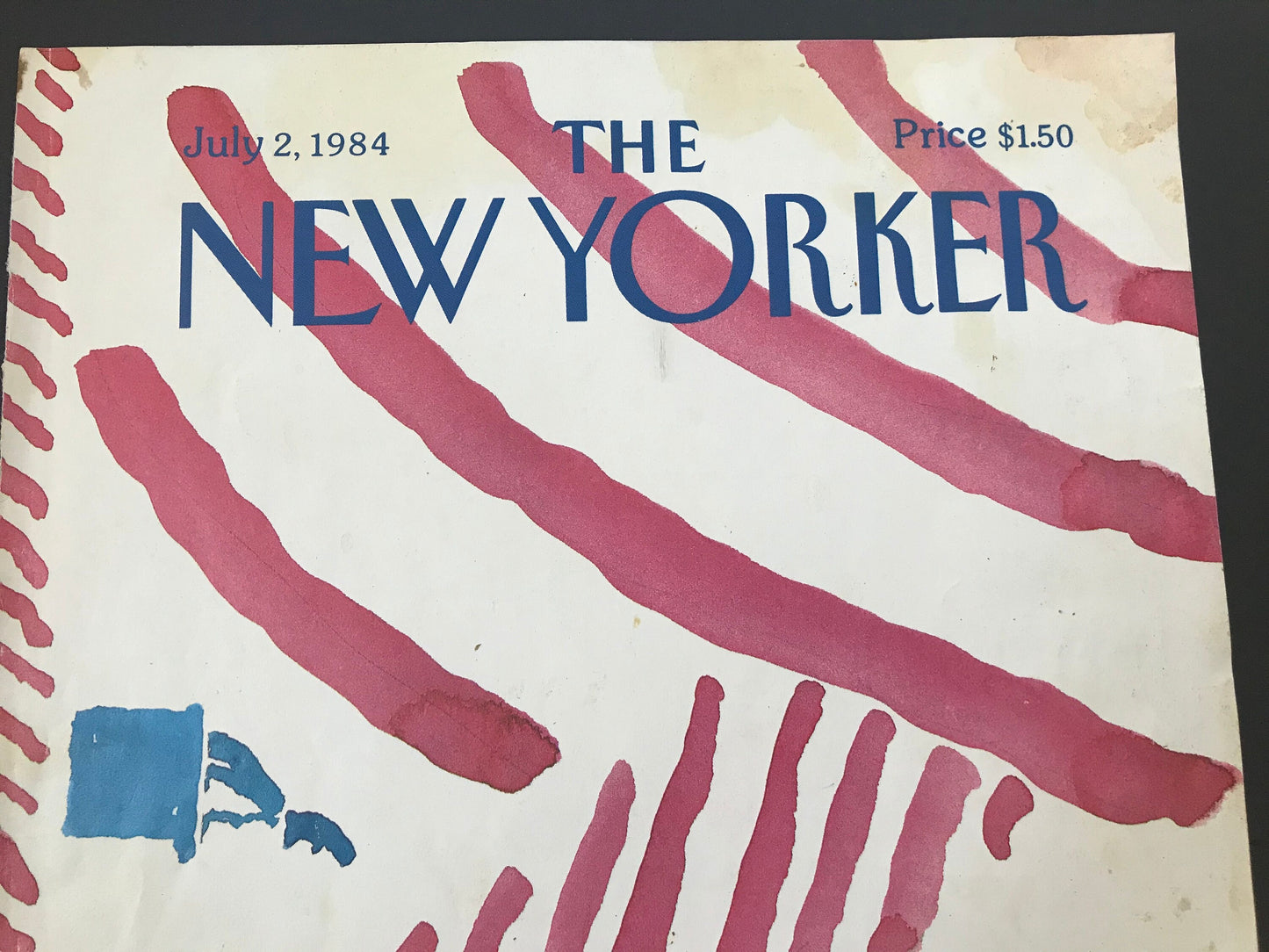 NEW YORKER Magazine cover - July 2, 1984 - Independence Day, America