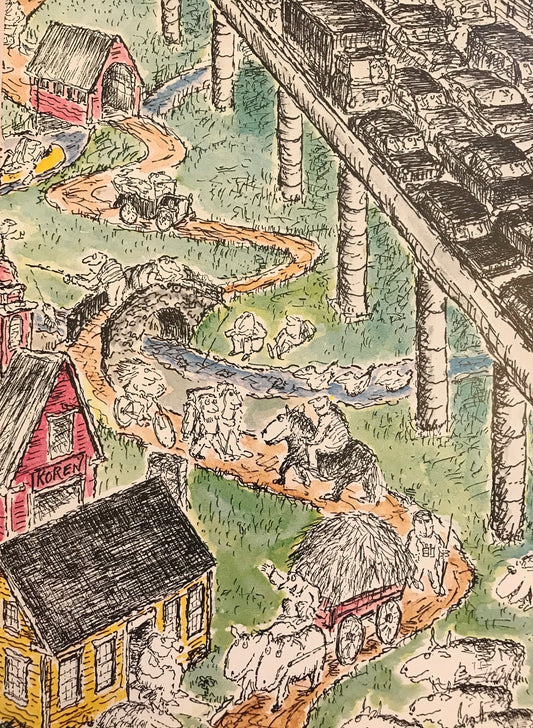 August 12, 1972 - The NEW YORKER Magazine original cover