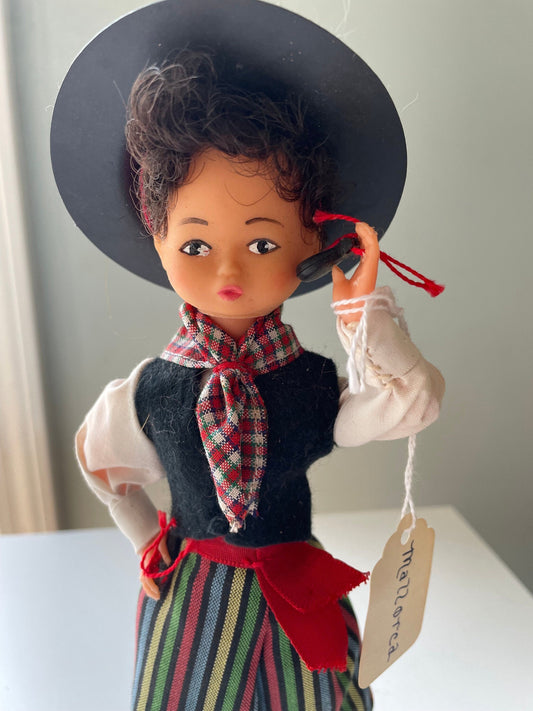 Stunning vintage collectible doll from Mallorca