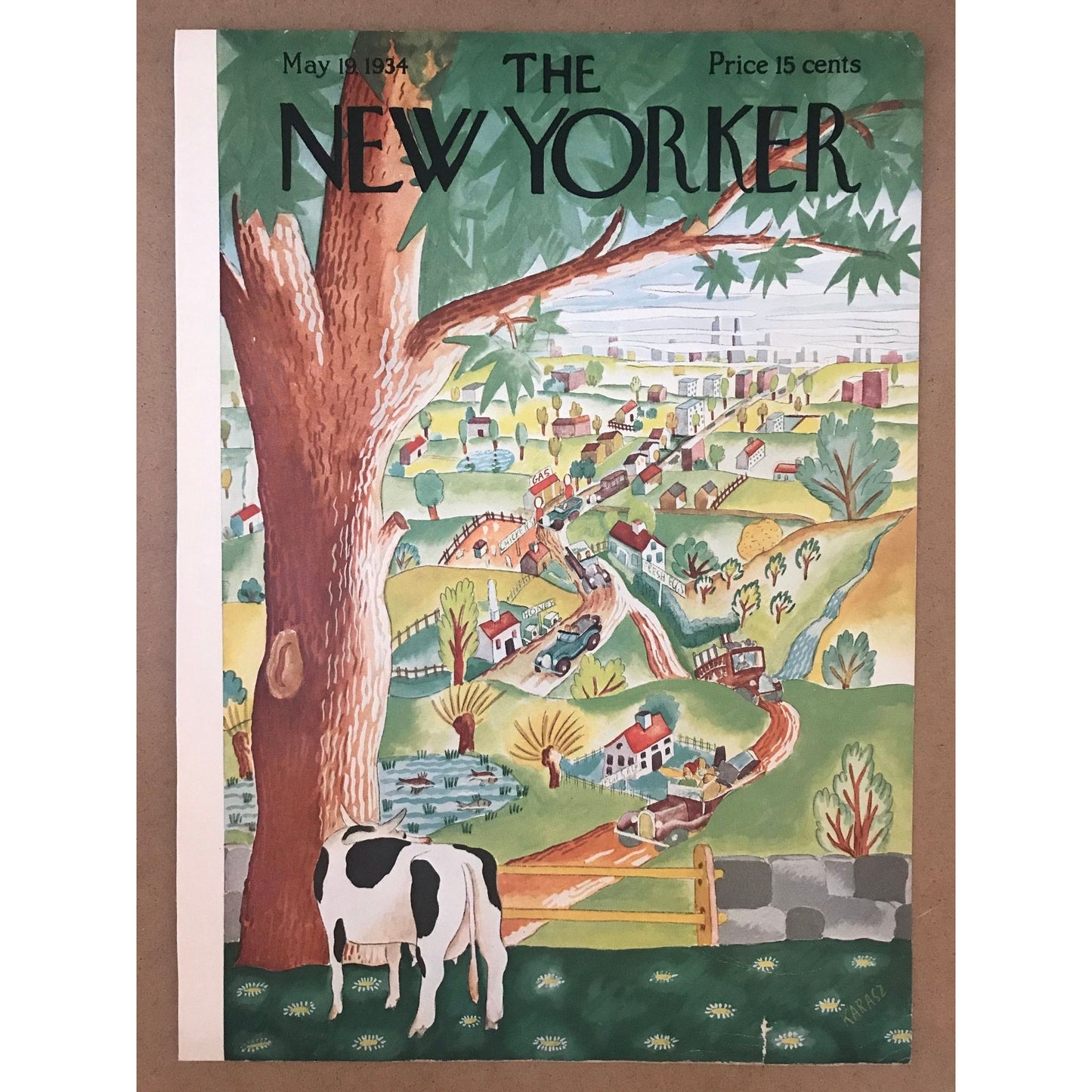 Rare - May 19, 1934 - The NEW YORKER Magazine original cover - good condition