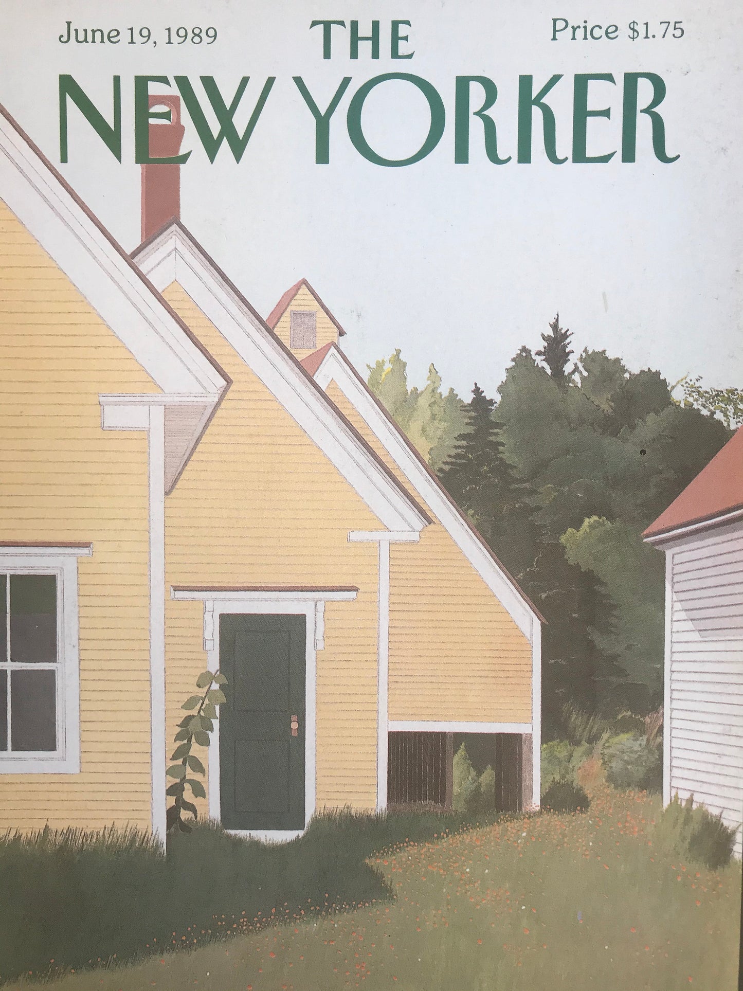 NEW YORKER Magazine original cover - vintage - June 19, 1989