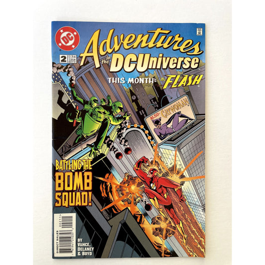 Vintage comic book - Adventures In the DC Universe #2 - May, 1997 - very good condition