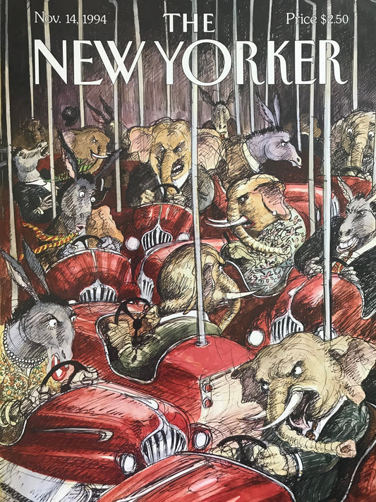 Vintage NEW YORKER Magazine original cover - November 14, 1994