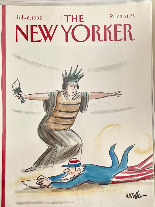 NEW YORKER Magazine cover - July 6, 1992
