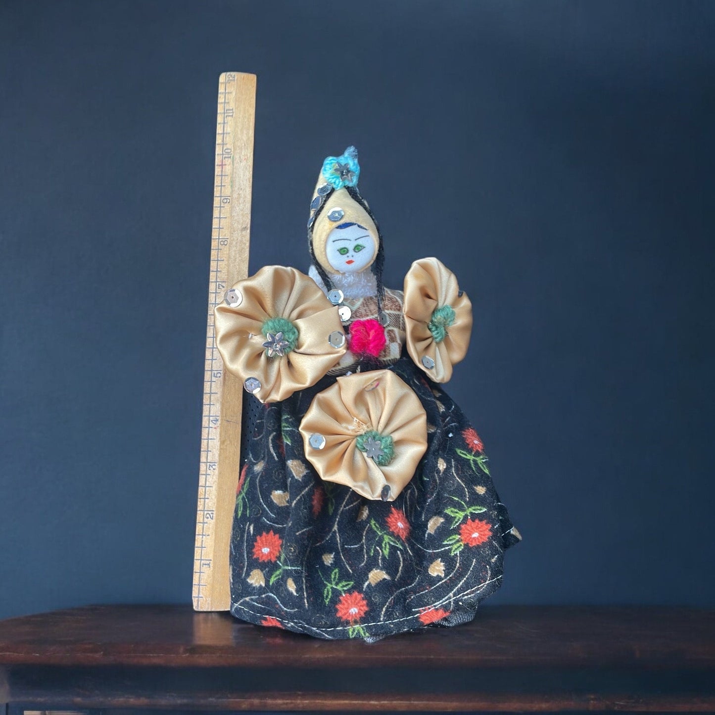 Turkish Soganli handmade folk art doll from Turkey
