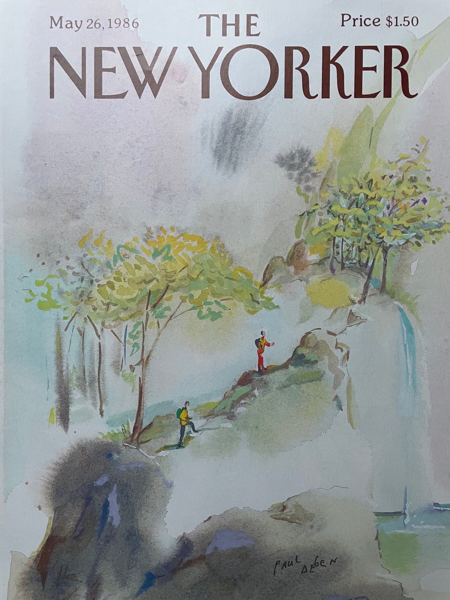 Vintage NEW YORKER Magazine original cover - May 26, 1986