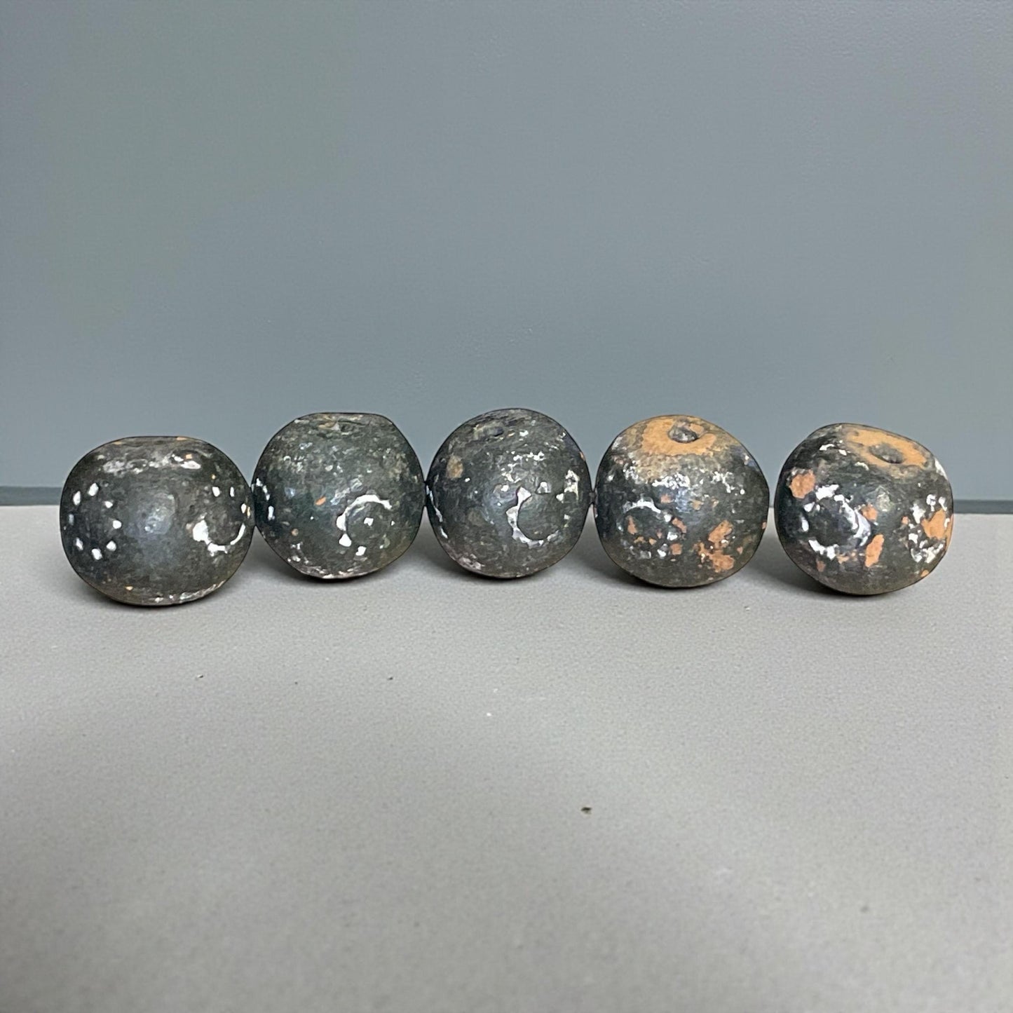 Vintage Terracotta Clay Beads – Natural Rustic Beads, Unique Craft & Jewelry Supply - 10 mm x 10 mm