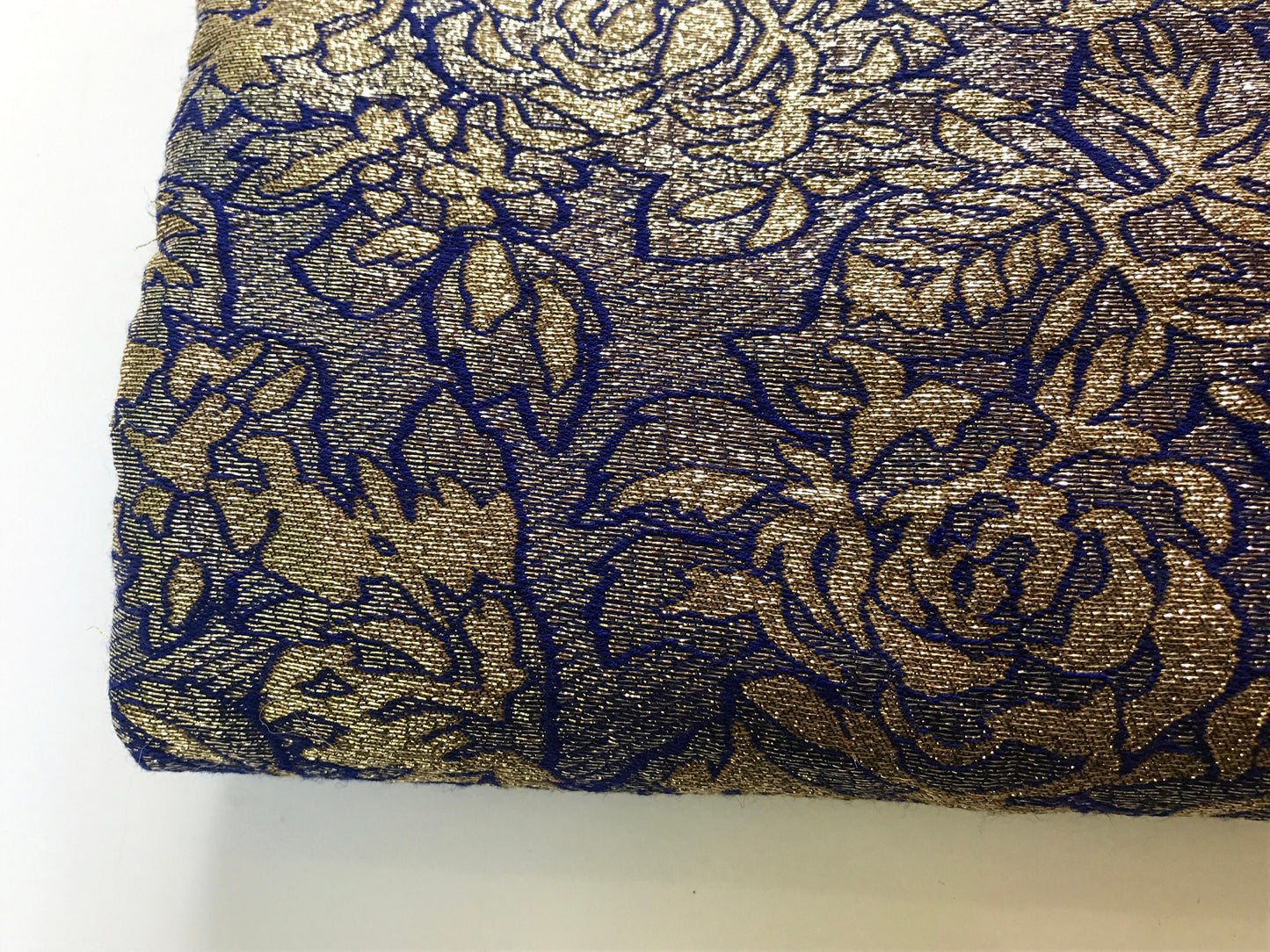 Vintage Clutch Handbag – Purple Gold Folder Design | Signed Sabrina Zong Faux Leather