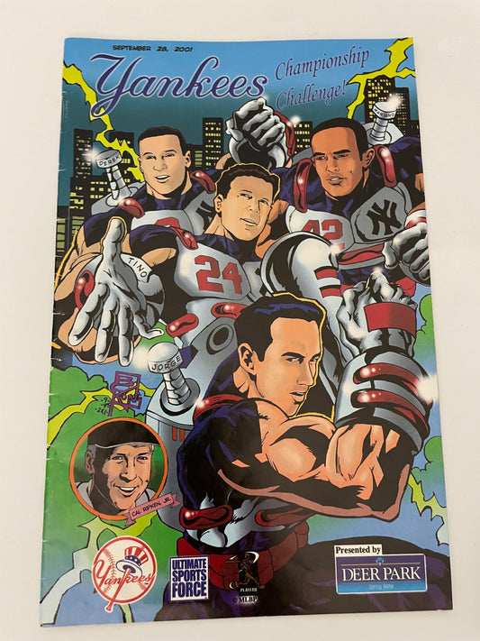 RARE - 2001 New York Yankees Championship Challenge Comic Book - Ultimate Sports Force