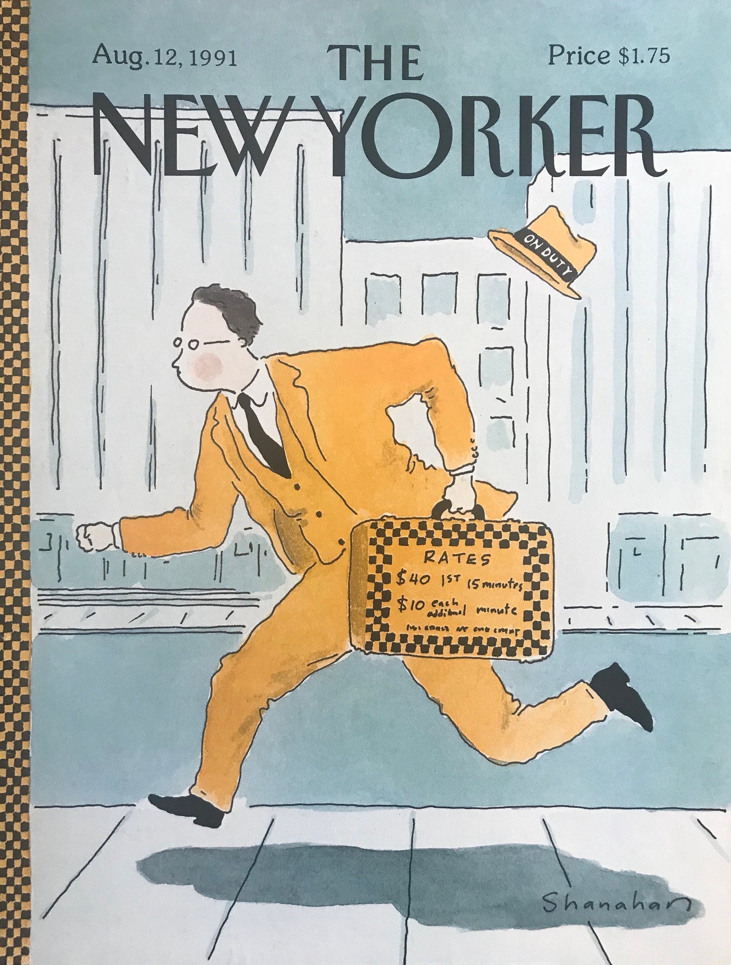 Vintage NEW YORKER Magazine original cover - August 12, 1991