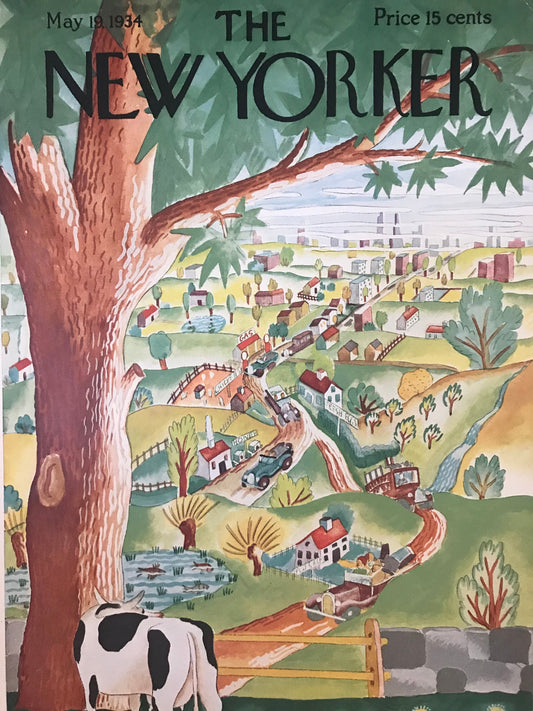 Rare - May 19, 1934 - The NEW YORKER Magazine original cover - good condition