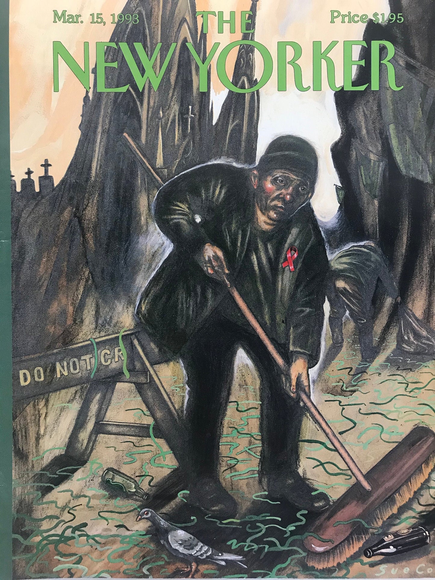 RARE - March 15, 1993 - The NEW YORKER - cover only