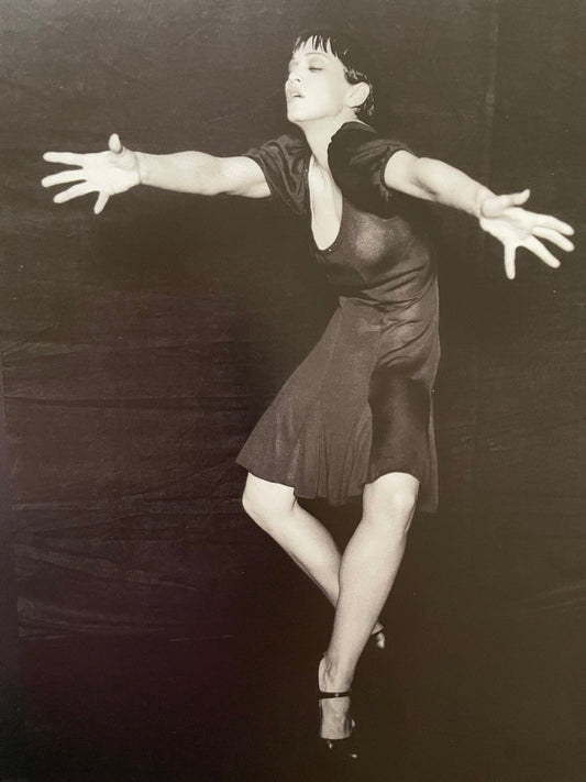 Legendary Rock 'N Roll - Madonna dancing - print from vintage book - 12" x 10"