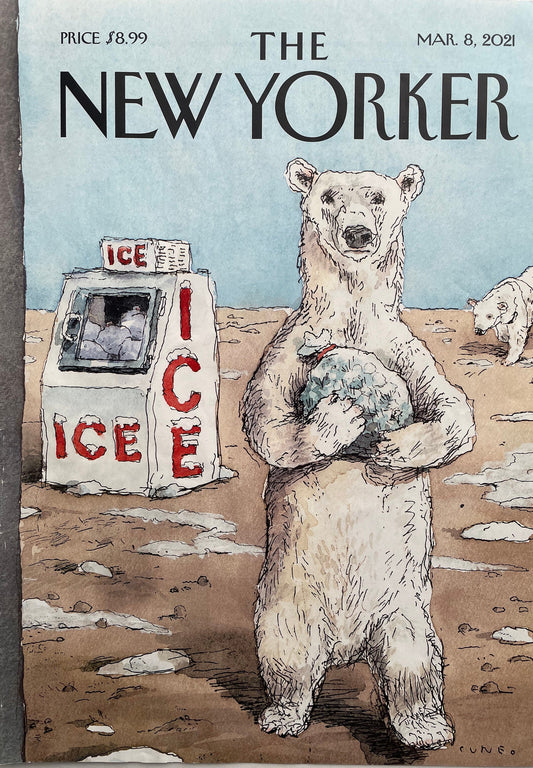 The NEW YORKER cover only -  March 8, 2021