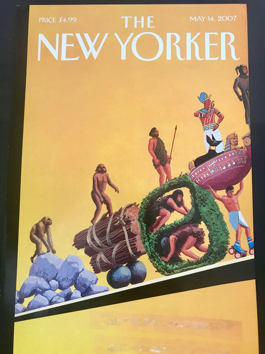 The NEW YORKER magazine cover only -  May 14, 2007 - Evolution - Please read description