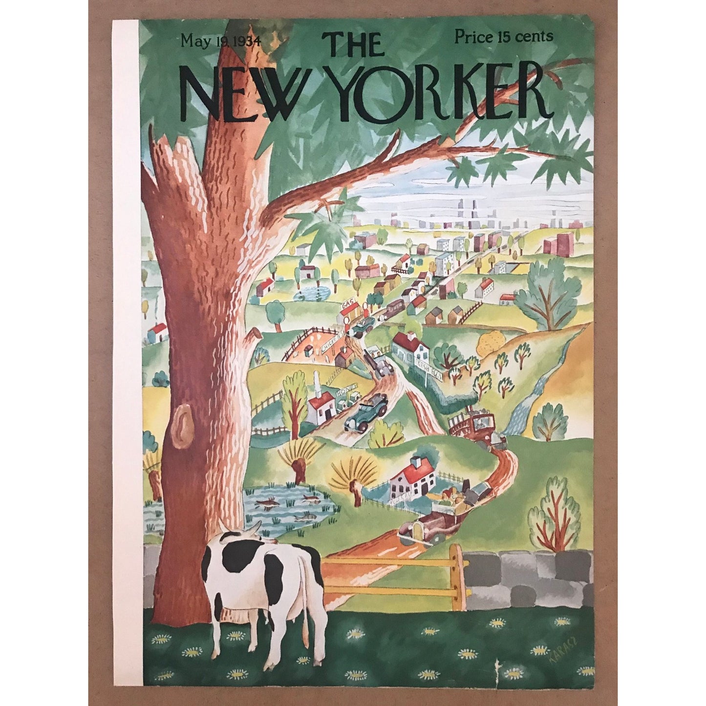 Rare - May 19, 1934 - The NEW YORKER Magazine original cover - good condition