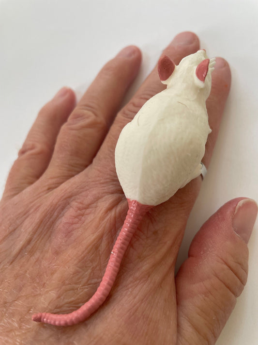 Fun Halloween Rat Ring - scary, spooky Halloween jewelry, fun gag gift