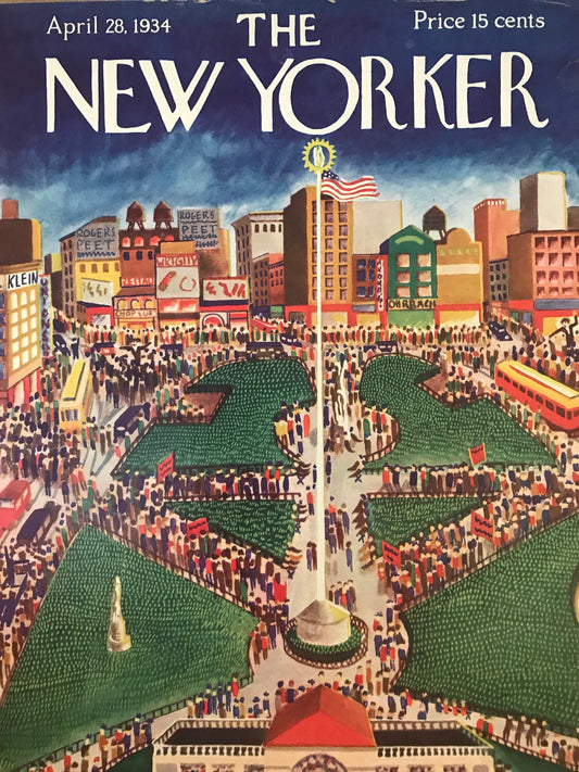 Rare - April 28, 1934 - The NEW YORKER Magazine original cover