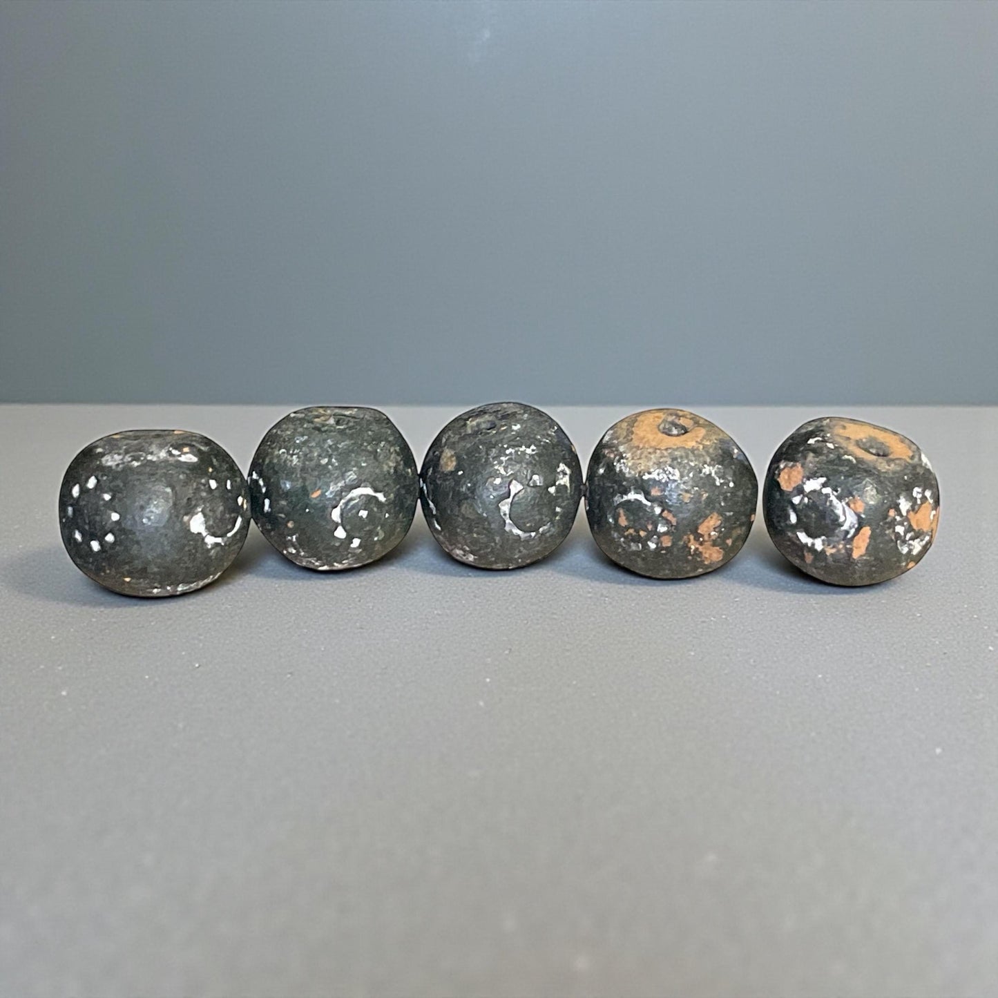 Vintage Terracotta Clay Beads – Natural Rustic Beads, Unique Craft & Jewelry Supply - 10 mm x 10 mm