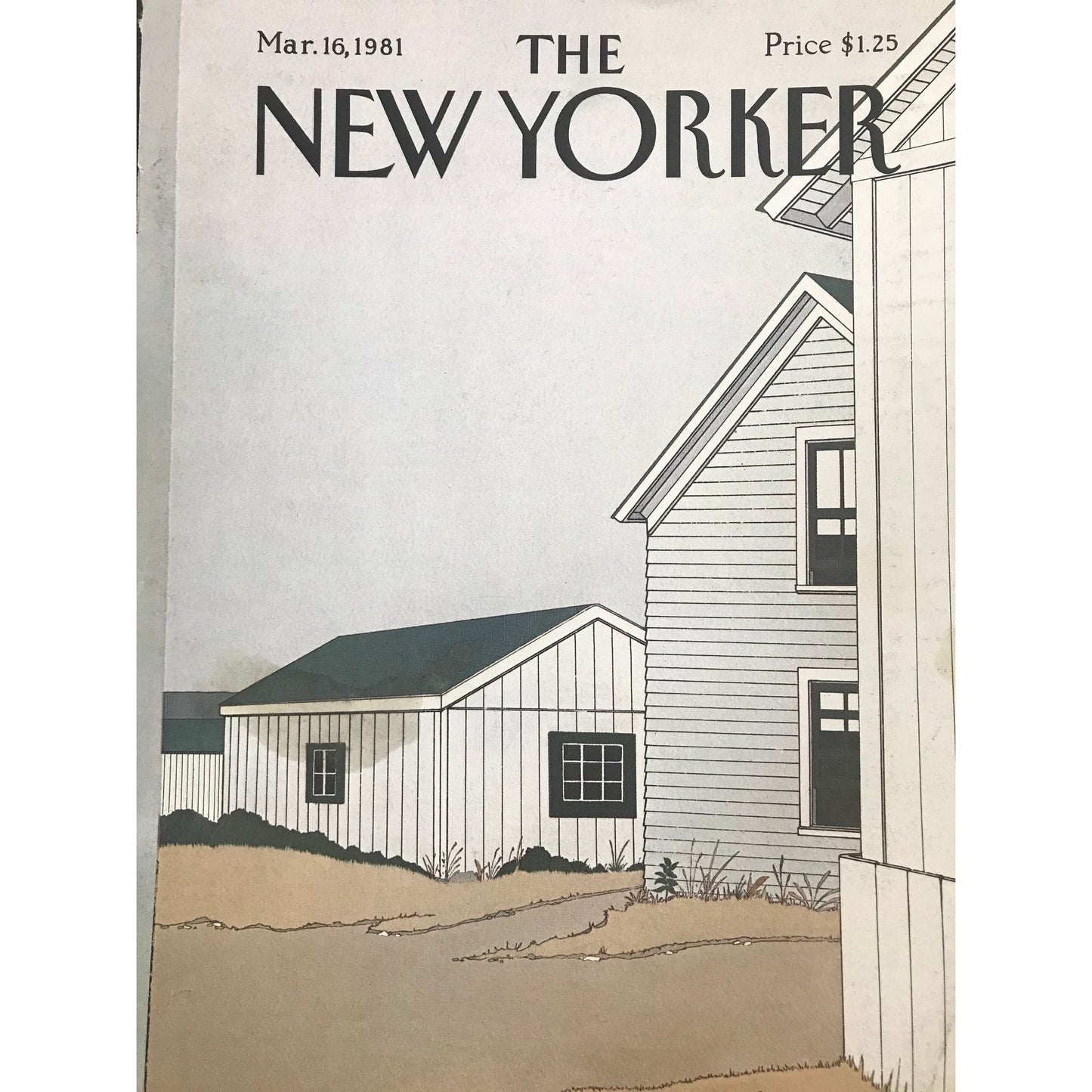 The NEW YORKER cover only - November 16, 1981