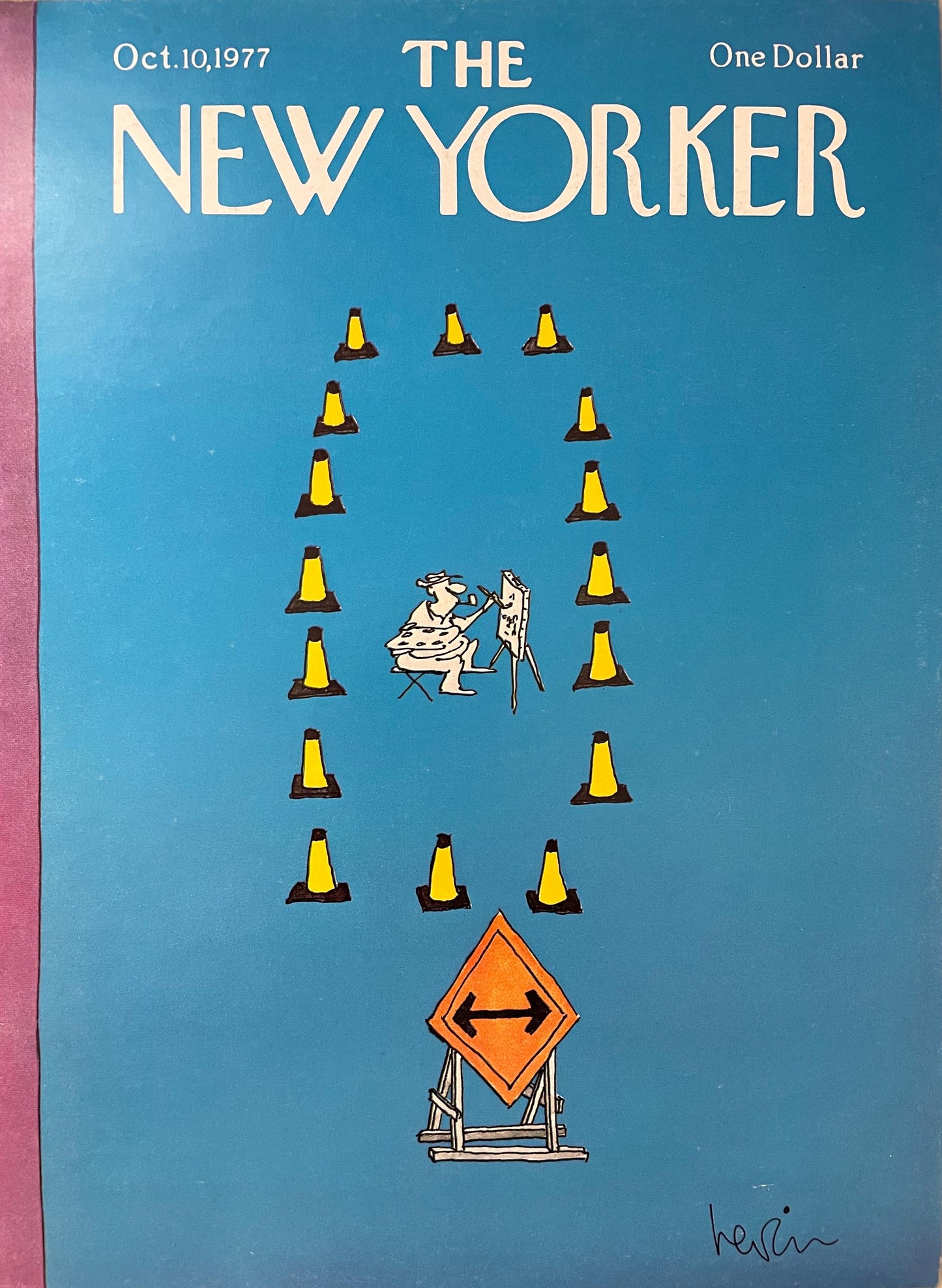 The NEW YORKER Magazine original cover - October 10, 1977