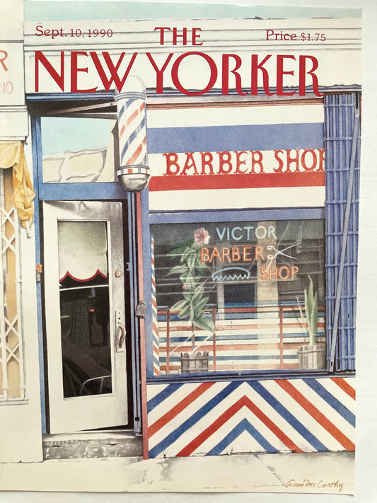NEW YORKER Magazine original cover - vintage - September 10, 1990