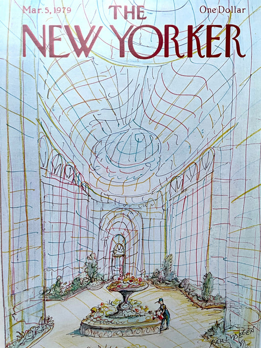 Vintage NEW YORKER Magazine original cover - March 5, 1979