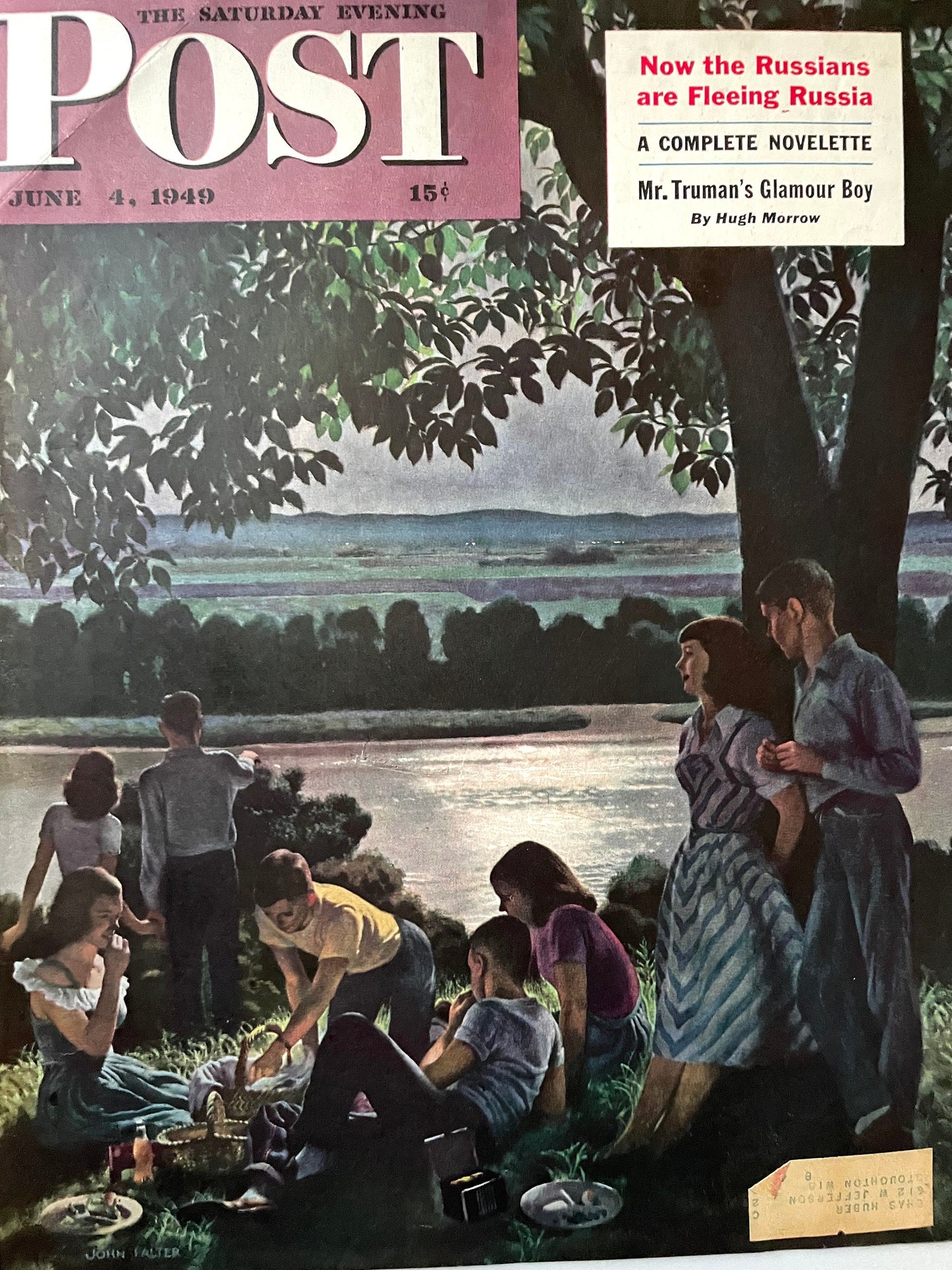 RARE - Saturday Evening Post - Original Cover - June 4, 1949