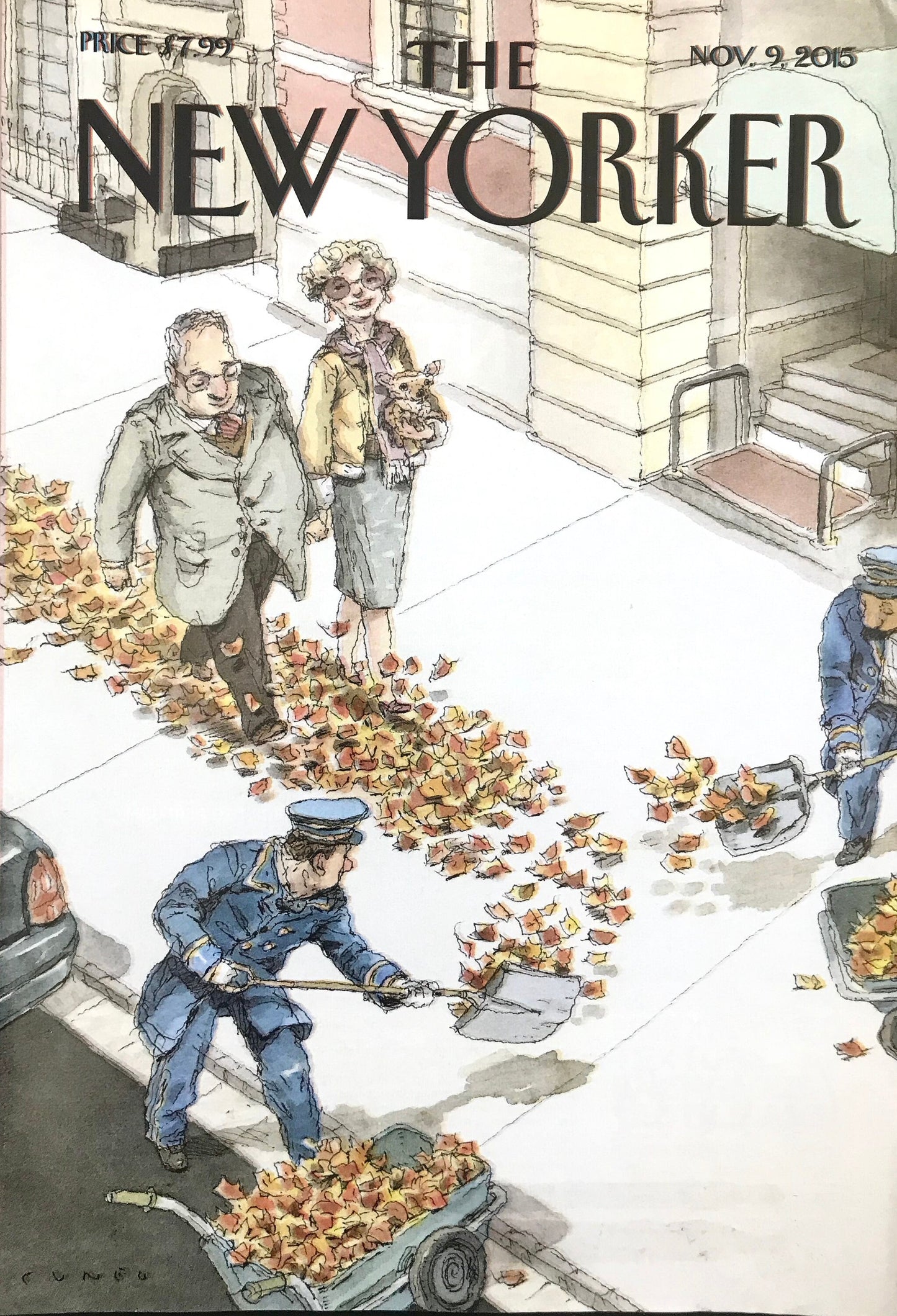 November 9, 2015  - Your choice: cover only OR complete issue  of The New Yorker Magazine