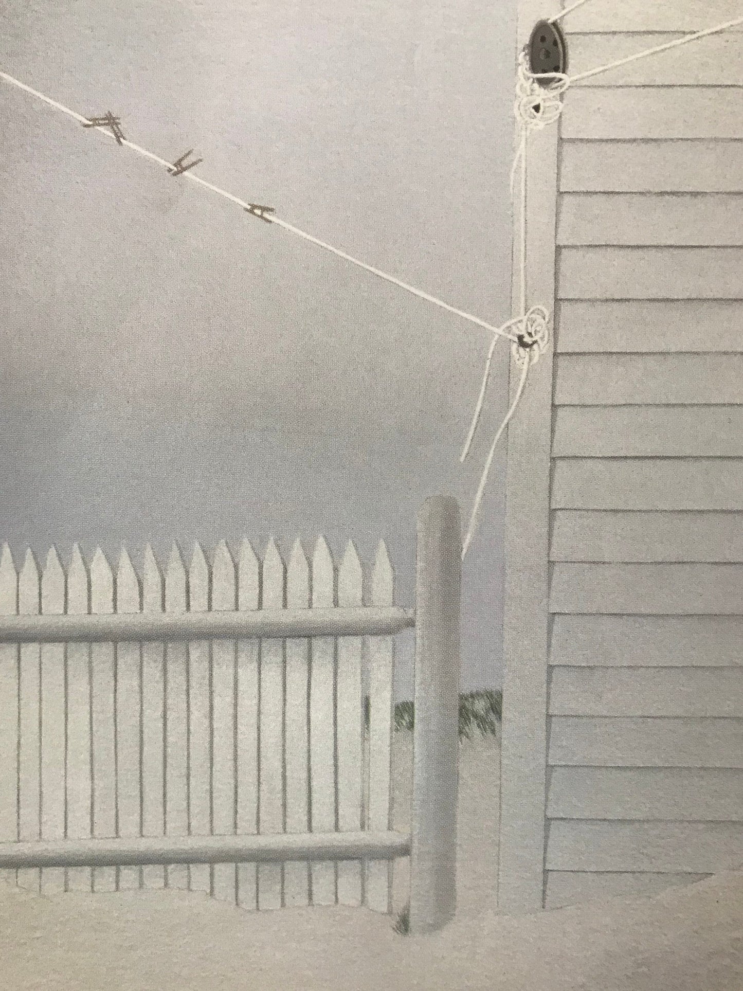 September 15, 1986 - The NEW YORKER Magazine original cover - clothes line, laundry