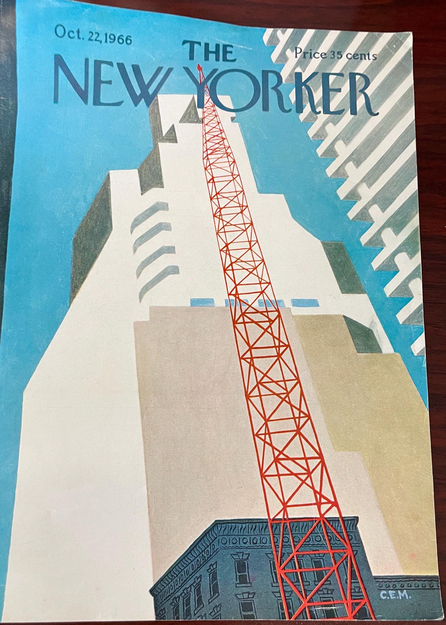 NEW YORKER Magazine cover - October 22, 1966