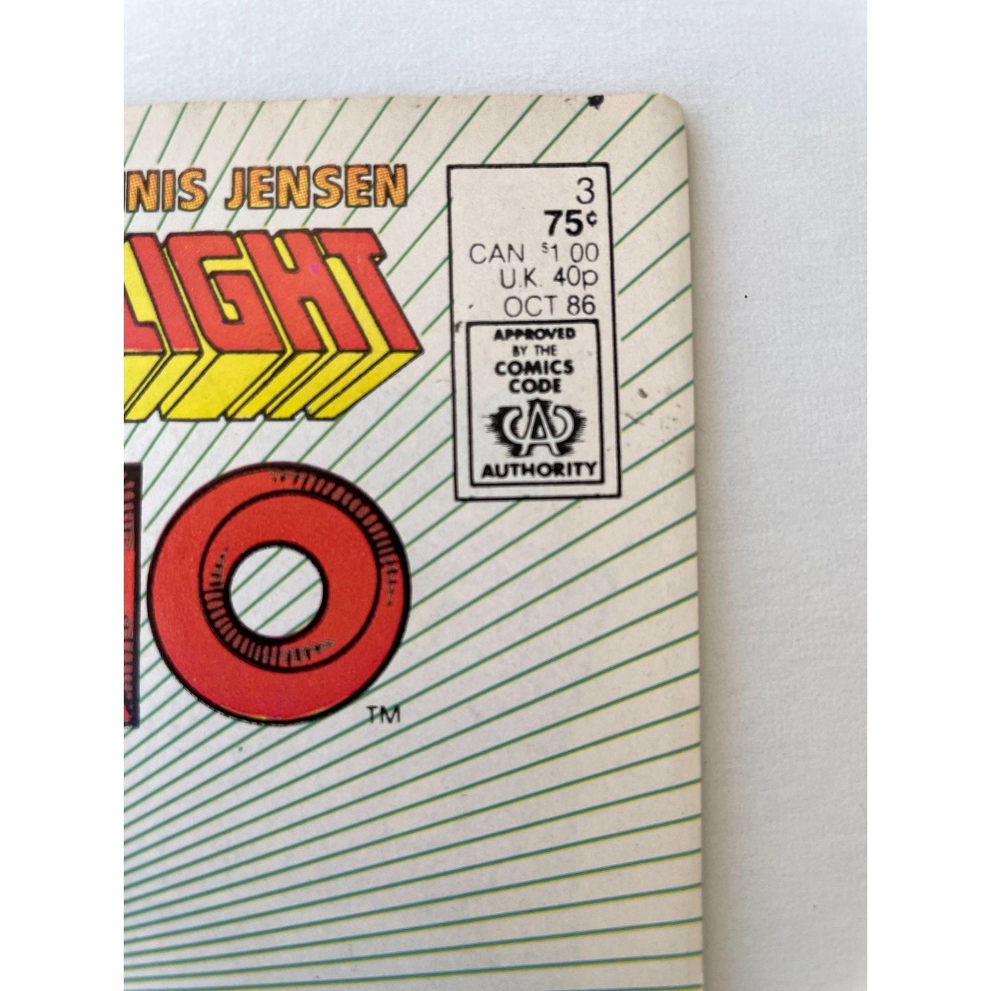 Vintage comic book - DC Comics Teen Titans Spotlight #3 - Jericho 1986