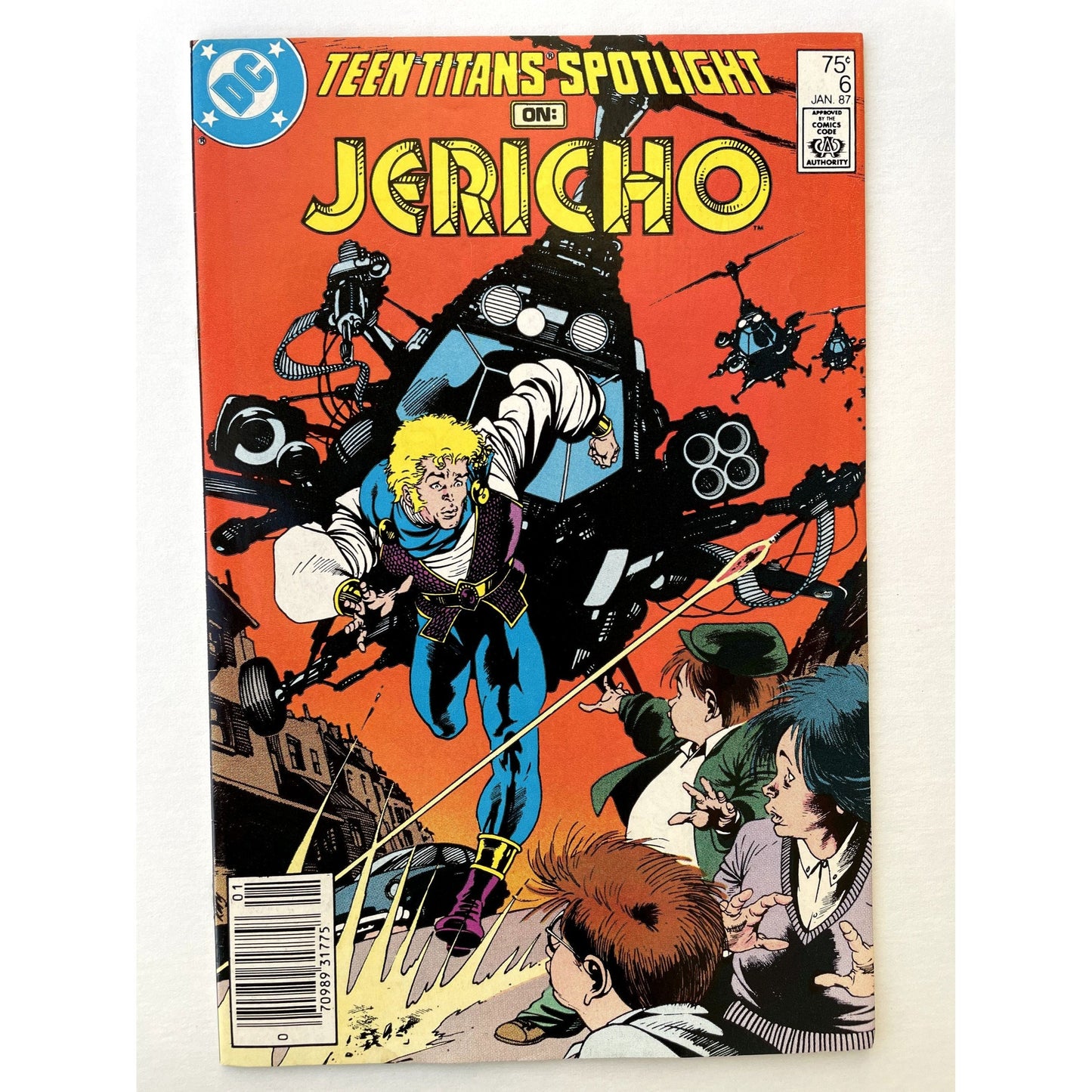 Vintage comic book - DC Comics - Teen Titans Spotlight Number 6 January 1987