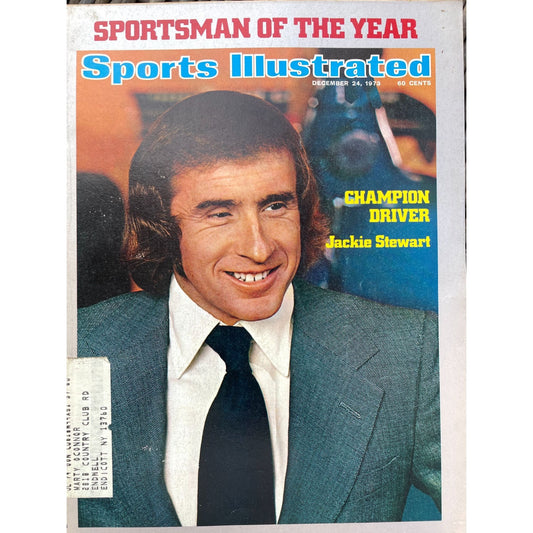 Sports Illustrated - Complete issue - 1973 Sportsman of the Year Jackie Stewart