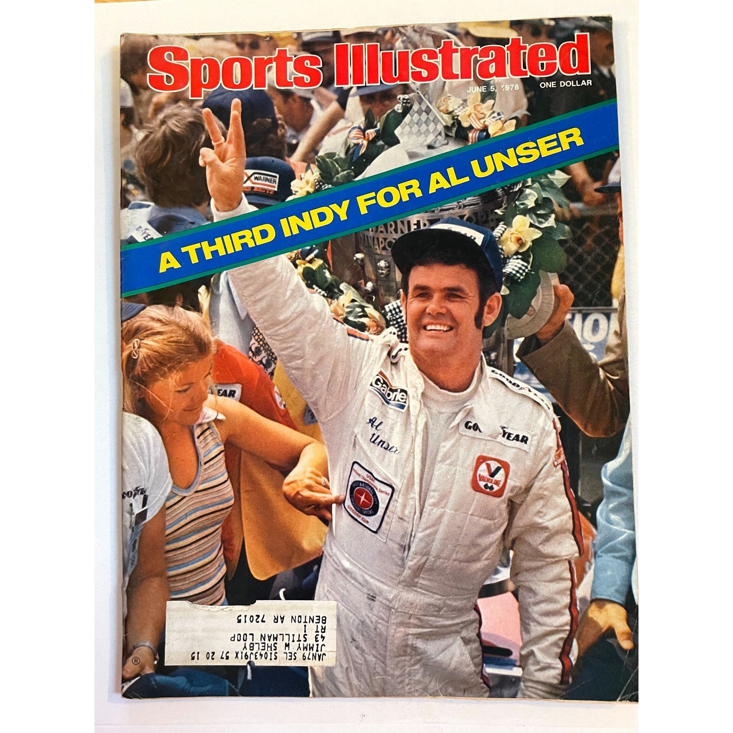 Sports Illustrated Magazine complete issue - June 5, 1978 - Third Indy 500 Racing Win For Al Unser