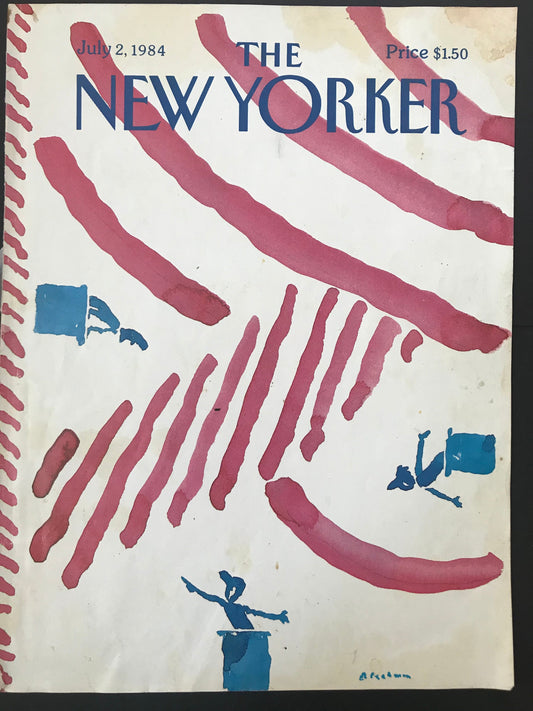 NEW YORKER Magazine cover - July 2, 1984 - Independence Day, America