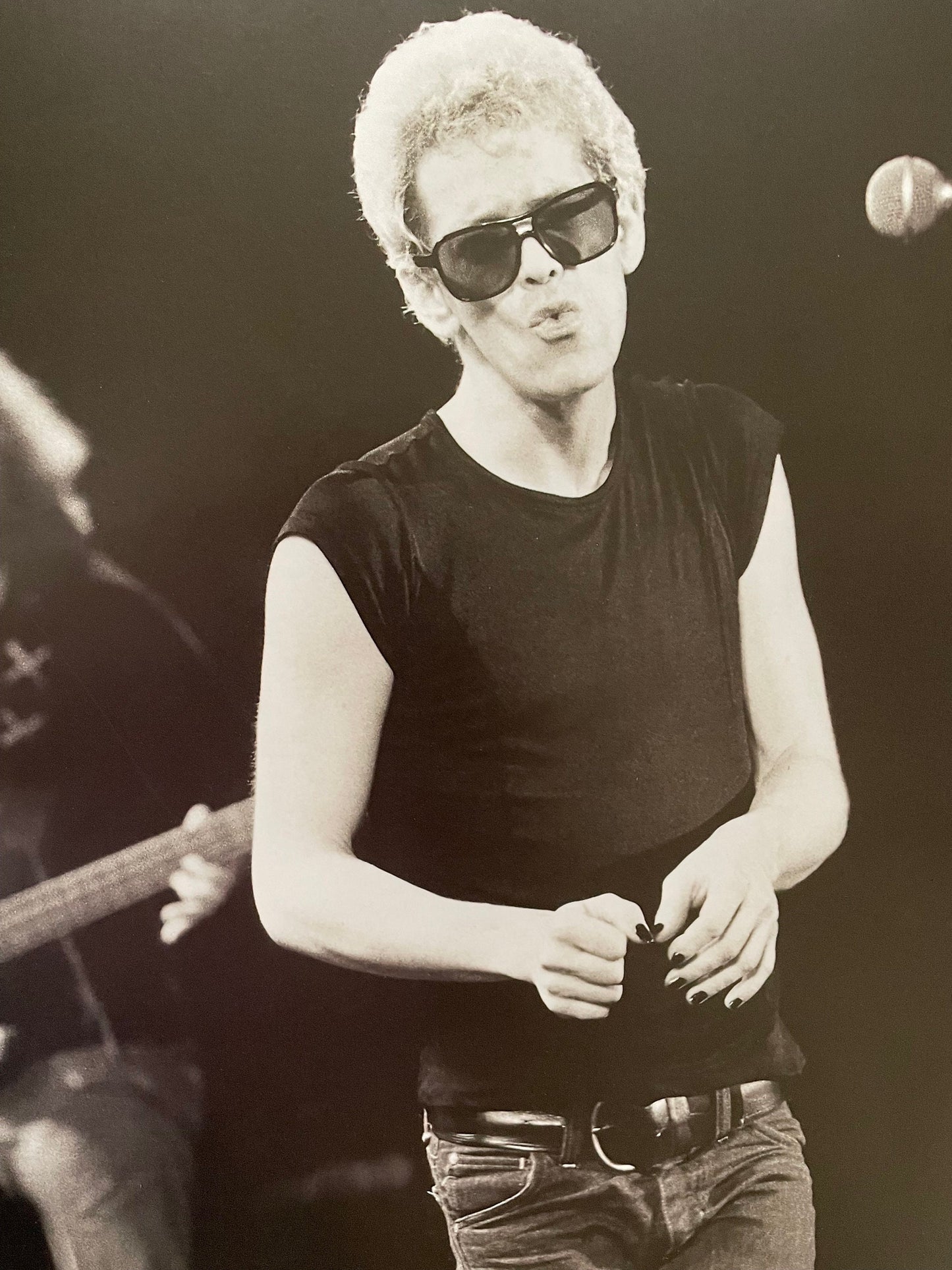 Legendary Rock 'N Roll - Lou Reed - print from vintage book - 12" x 10"