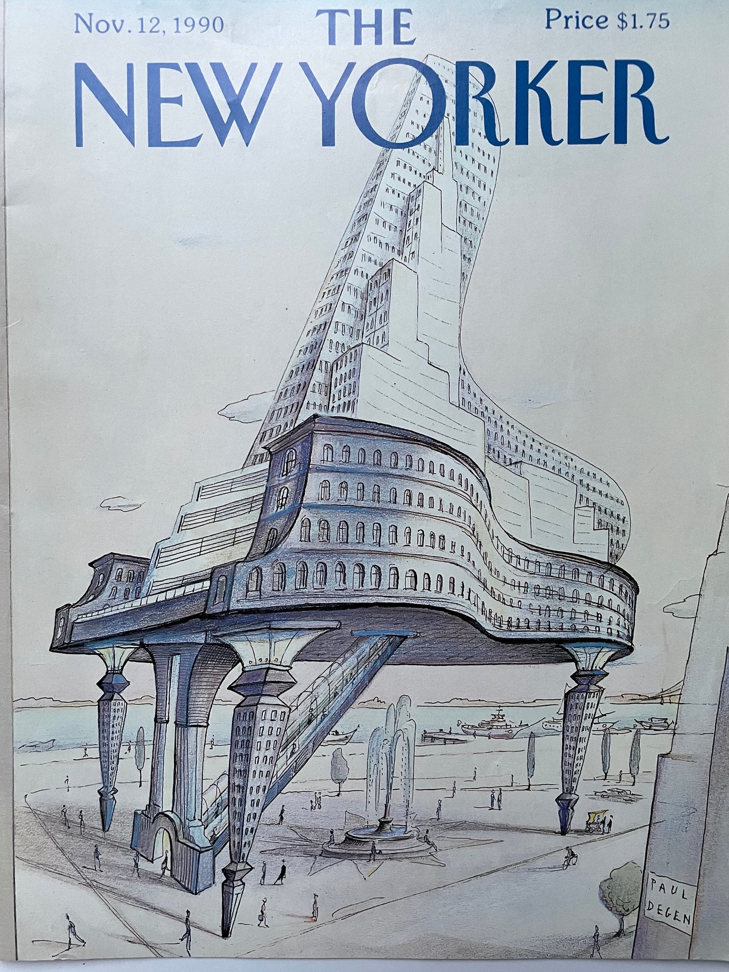Vintage NEW YORKER Magazine original cover - November 12, 1990