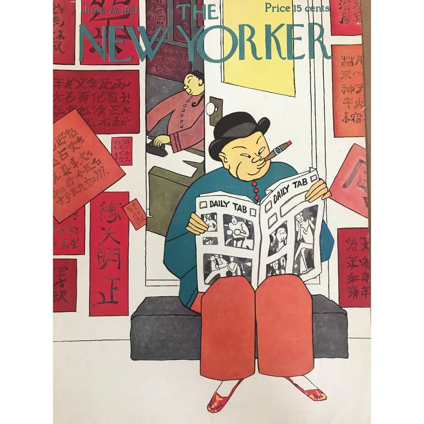 The NEW YORKER Magazine very rare original cover - June 27, 1931