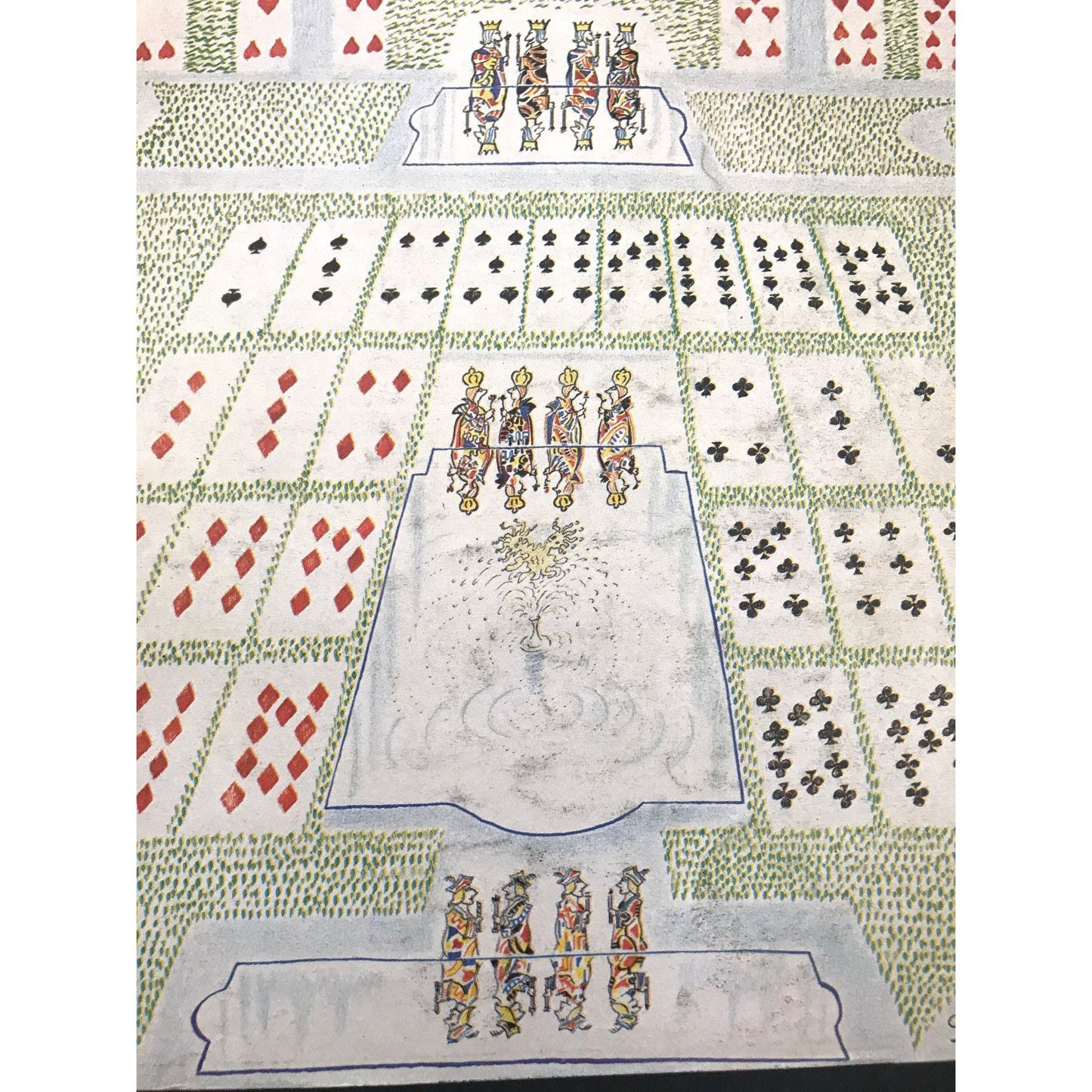 RARE August 25, 1980 - The NEW YORKER Magazine vintage original cover - playing cards, king, queen, ace