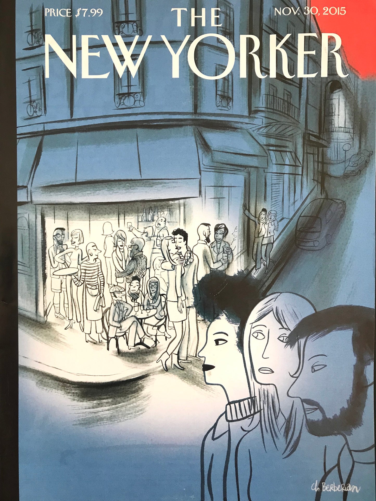 November 30, 2015  - Your choice: cover only OR complete issue  of The New Yorker Magazine