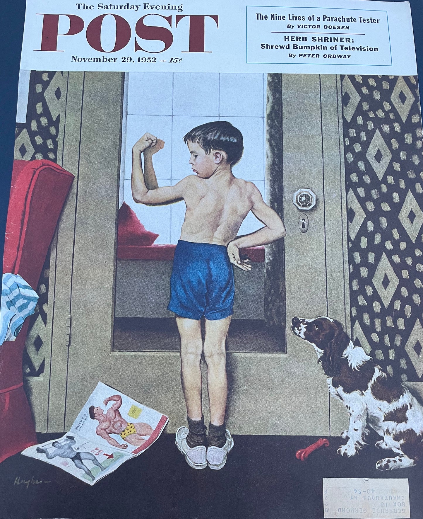 Saturday Evening Post - Original Cover - November 29, 1952